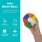 4E's Novelty 100 Pack Mini Beach Balls – 4"" Inflatable Beach Balls Pool Party Favors for Kids